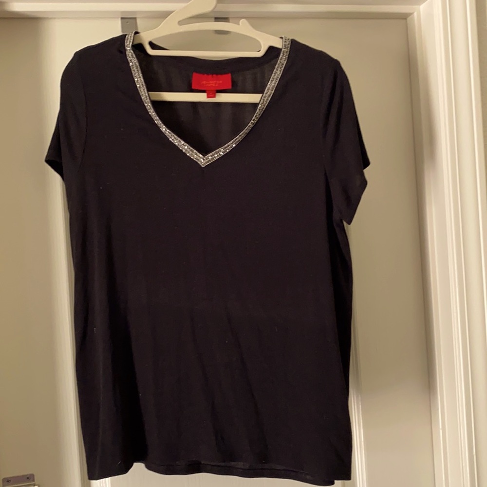Jennifer Lopez studded V-neck